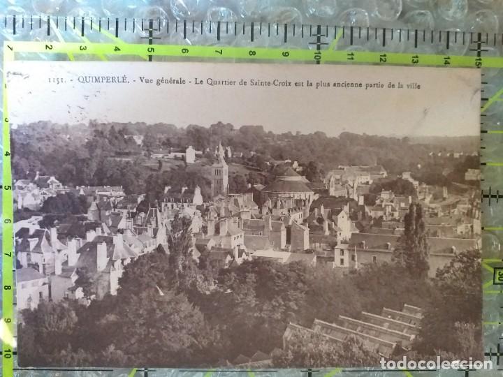 Postales: POSTAL FRANCIA ANTIGUA CIRCULADA Y SELLADA / 1151 - QUIMPERL&Eacute; / CARTA POSTAL