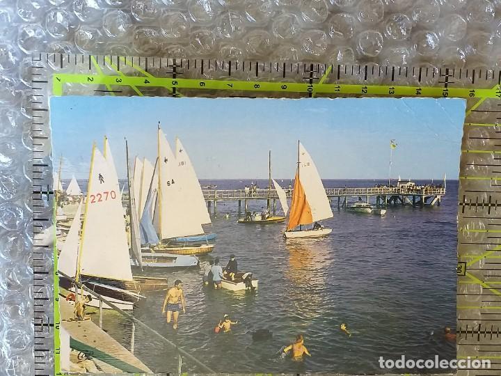Postales: POSTAL FRANCIA 1964 CIRCULADA Y SELLADA / BASISIN D&acute;ARCACHON &rdquo;COTE D&acute;ARGENT&rdquo; 2295 - LES R&Eacute;GATES