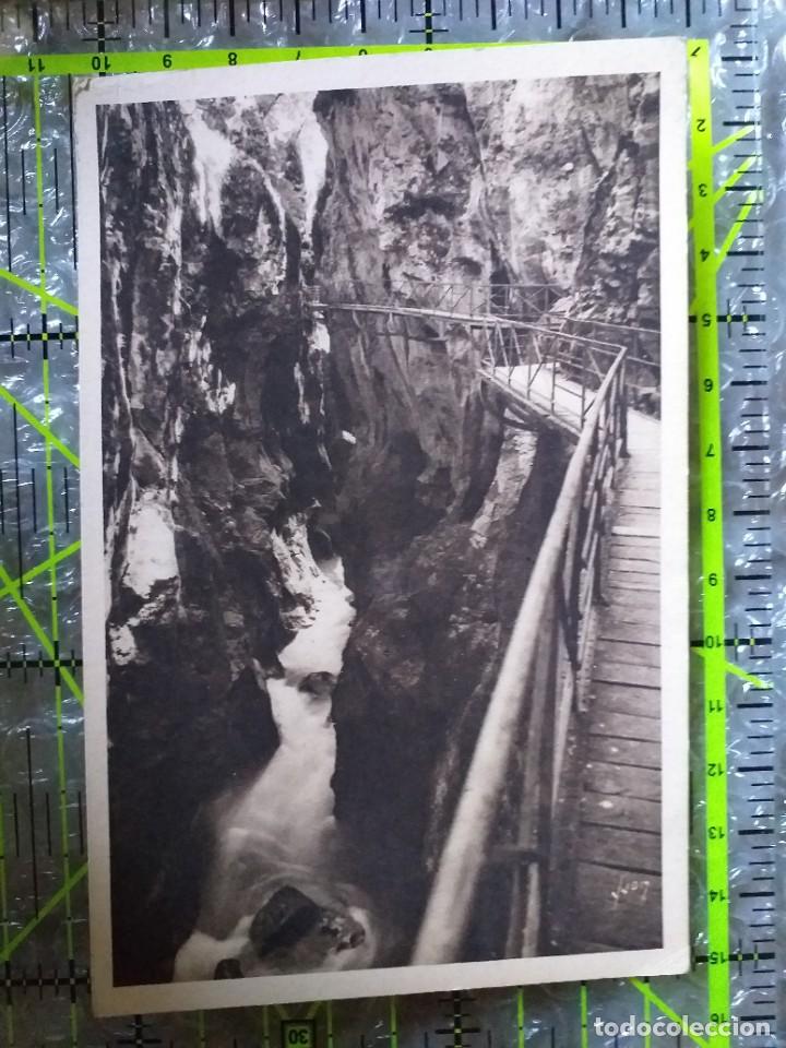 Postales: POSTAL FRANCIA 1947 CIRCULADA Y TRIPLEMENTE SELLADA / 826 LOS PIRINEOS