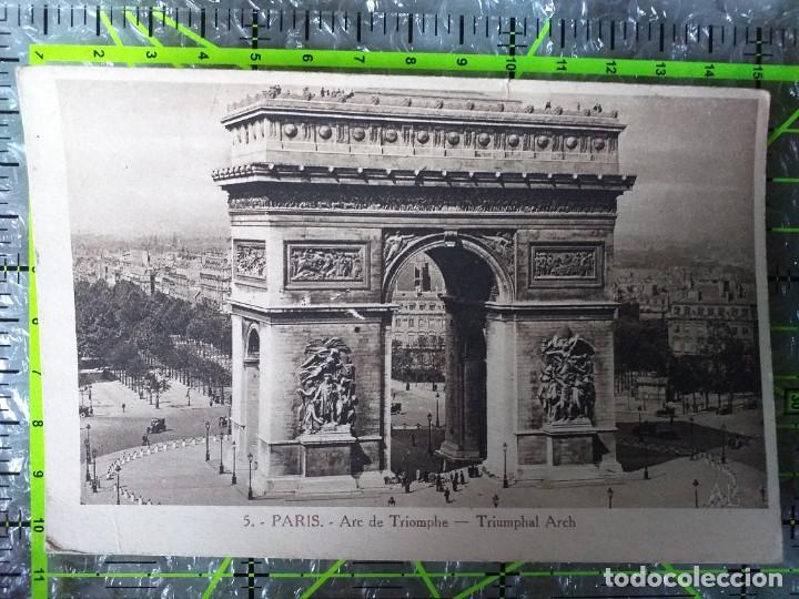 Postales: POSTAL FRANCIA 1931 CIRCULADA Y SELLADA / 5.PARIS - ARC DE TRIOMPHE