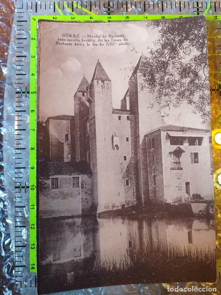 Postales: POSTAL FRANCIA 1938 CIRCULADA Y SELLADA / N&Egrave;RAC - MOULIN DE BARBASTE / CARTA POSTAL