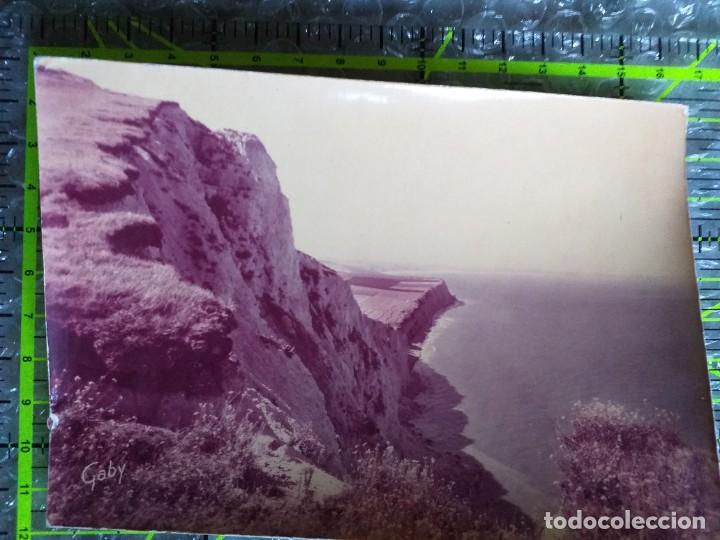 Postales: POSTAL FRANCIA 1961 CIRCULADA Y SELLADA / 4. CAO. BLANC-NEZ 8P. DE C.) - LA FALAISE