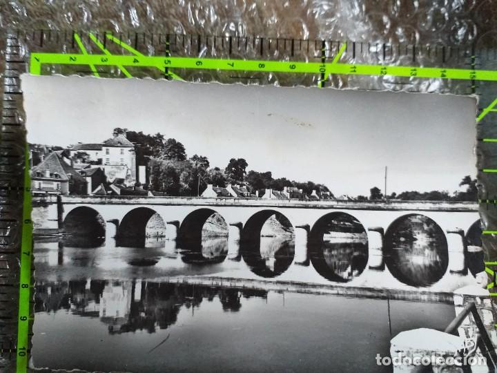 Postales: POSTAL FRANCIA 1961 CIRCULADA Y SELLADA / 7. LE BLANC (INDRE) LE PONT SUR LA CREUSE