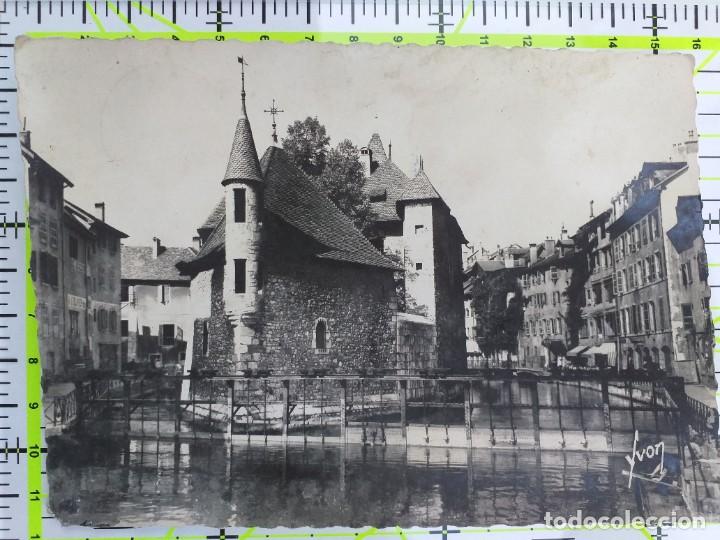 Postales: POSTAL FRANCIA 1947 CIRCULADA Y SELLADA / UNO DE LOS SELLOS DESPEGADOS