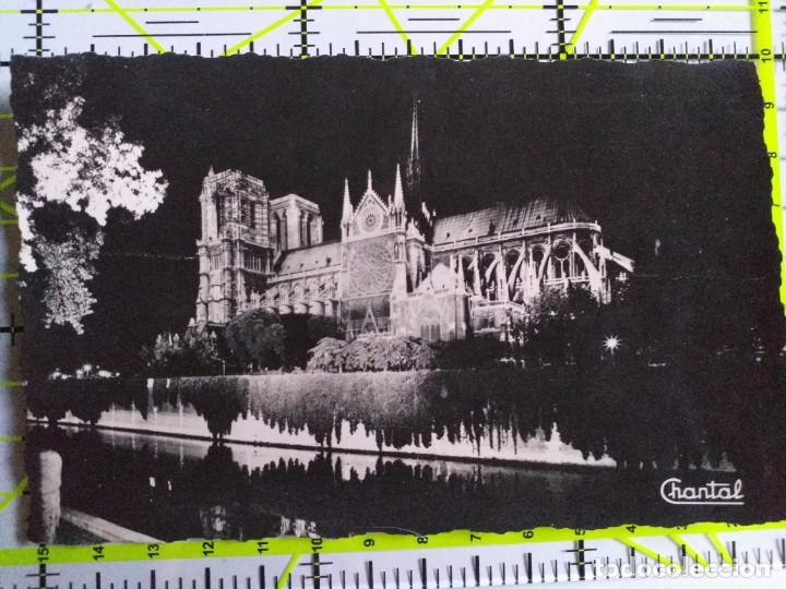 Postales: POSTAL FRANCIA 1959 CIRCULADA Y SELLADA / 109 PARIS - NOTRE-DAME ILLIMIN&Eacute;E