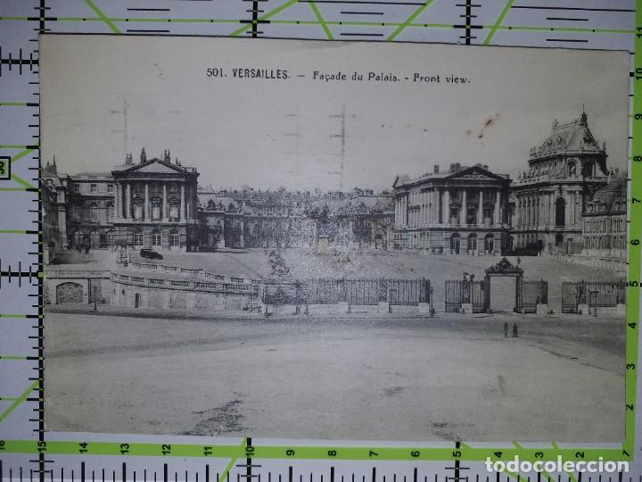 Postales: POSTAL FRANCIA 1937 CIRCULADA Y SELLADA / 501 VERSAILLES - FACHADA DEL PALACIO