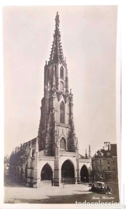 Postales: Berna. La Catedral. Usada. Blanco/Negro - Foto 1
