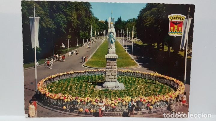 Postales: ANTIGUA POSTAL DE LOURDES. FRANCIA - Foto 1