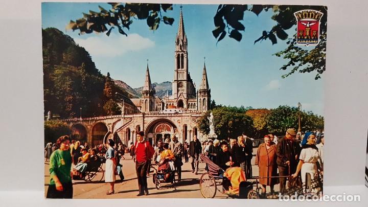 Postales: ANTIGUA POSTAL DE LOURDES. FRANCIA - Foto 1