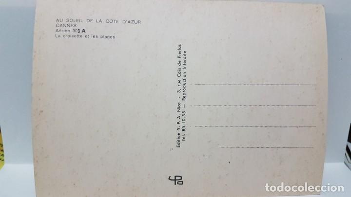 Postales: ANTIGUA POSTAL DE CANNES FRANCIA - Foto 2