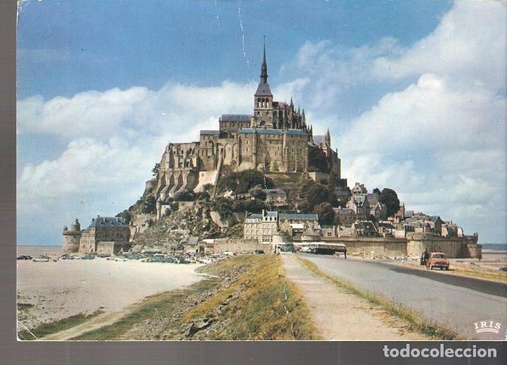 Cartes Postales: Le mont Saint Micjel. La digue. Breta&ntilde;a. Francia.