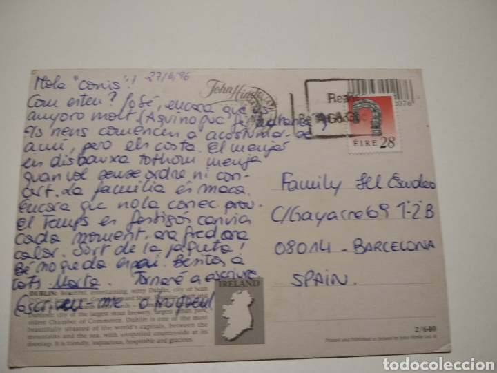 Postales: Dubl&iacute;n city Postal - Foto 2