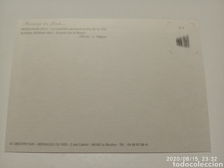 Postales: Postal perpignan castillo - Foto 2
