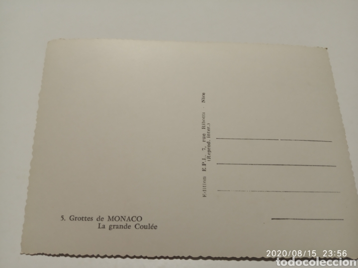 Postales: M&oacute;naco grutas postal - Foto 2