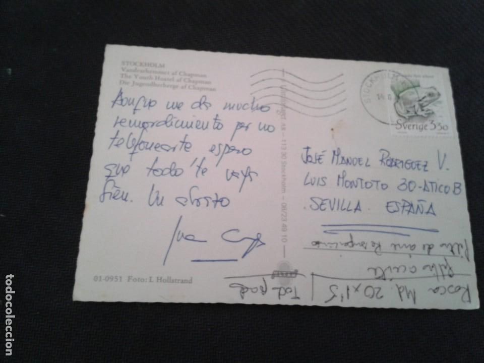 Postales: POSTAL ESTOCOLMO. CIRCULADA - Foto 2