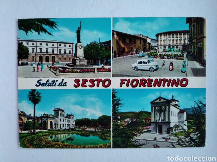 Cartes Postales: Postal Italia saluti da Sesto fiorentino circulada a&ntilde;o 1973