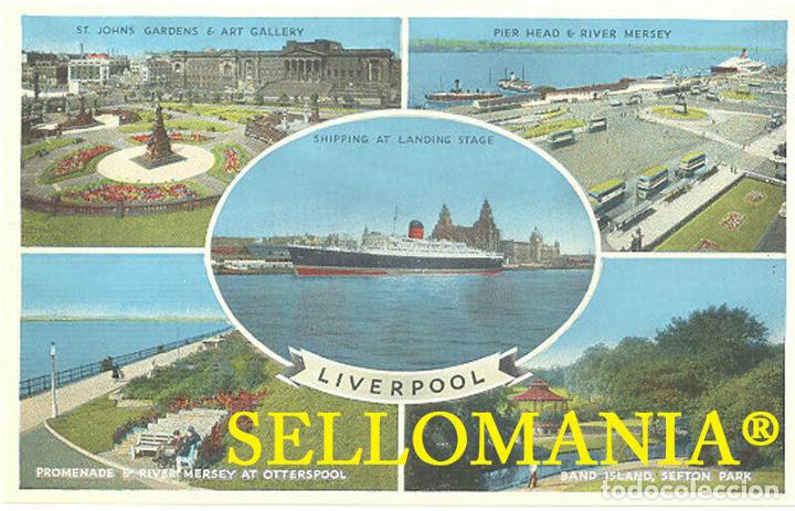 Postais: POSTCARD LIVERPOOL MERSEYSIDE LANCASHIRE ENGLAND INGLATERRA POSTAL CC04453 UK
