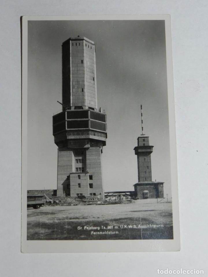 Postais: FOTO POSTAL DE Gr. Feldberg Ts. 881 m. U.K.W.S. - AUSSICHTSTURM FERNMELDETURM, ALEMANIA, NO CIRCULAD