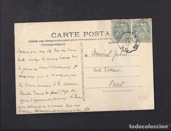 Postales: Antigua postal de Paris. - Foto 2