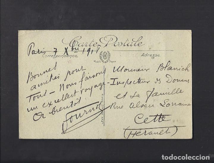 Postales: Antigua postal de Paris. - Foto 2