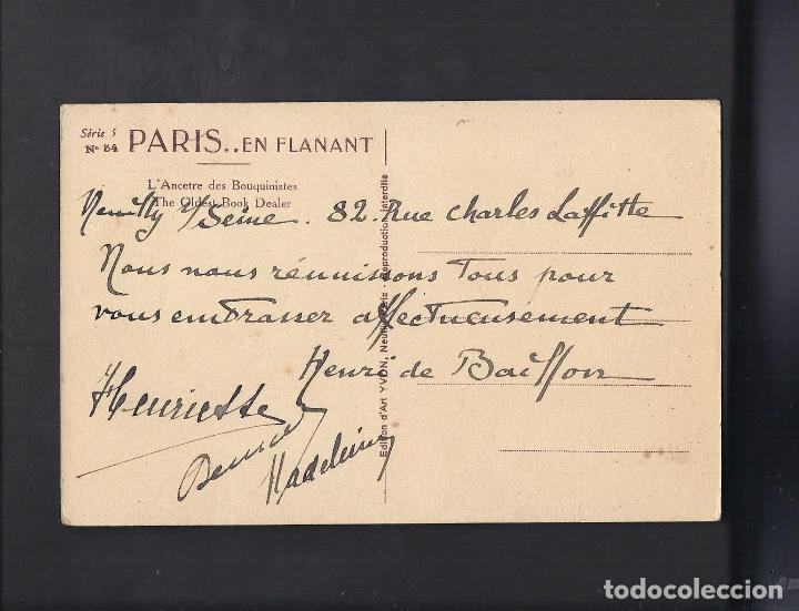 Postales: Antigua postal de Paris. - Foto 2