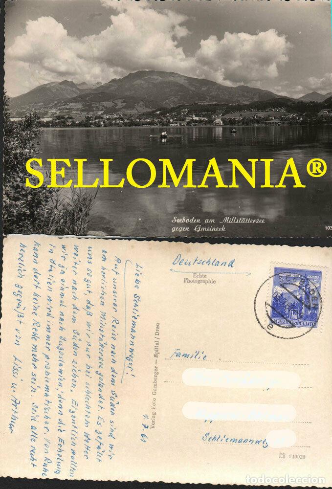 Postales: POSTKARTE &Ouml;STERREICH SEEBODEN AM MILLST&Auml;TTERSEE 1961 GMEINECK K&Auml;RNTEN CARINTHIA CARINTIA AUSTRIA POS