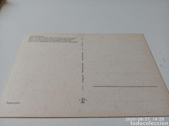 Postales: Postal Amsterdam - Foto 2