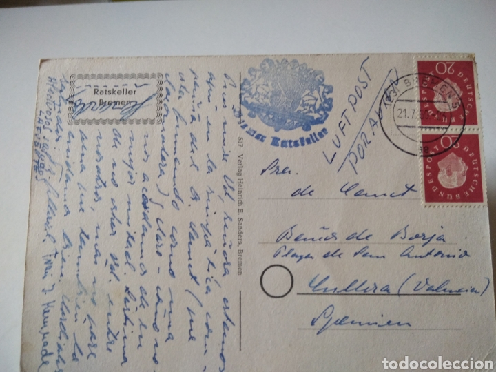 Postales: Postal Bremen RATSKELLER - Foto 2