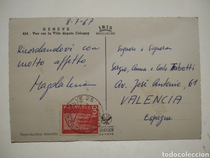 Postales: Postal geneve - Foto 2
