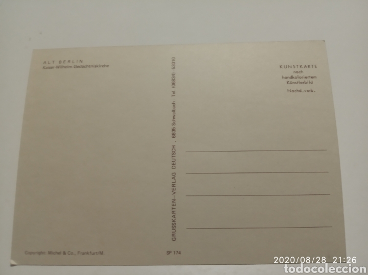 Postales: Postal Berl&iacute;n - Foto 2