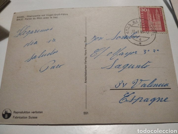 Postales: Postal Basel - Foto 2