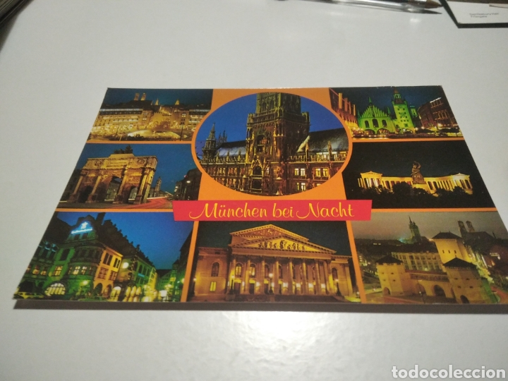 Postales: Postal Munich de noche - Foto 1