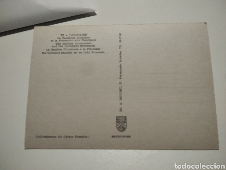 Postales: Lourdes Postal - Foto 2