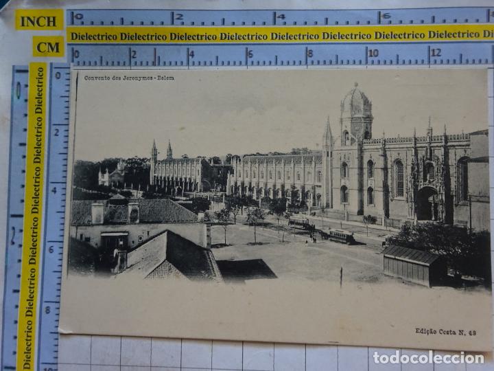 Postcards: POSTAL DE PORTUGAL. REVERSO SIN DIVIDIR. CONVENTO DE LOS JER&Oacute;NIMOS BELEM. 48 COSTA. 1807