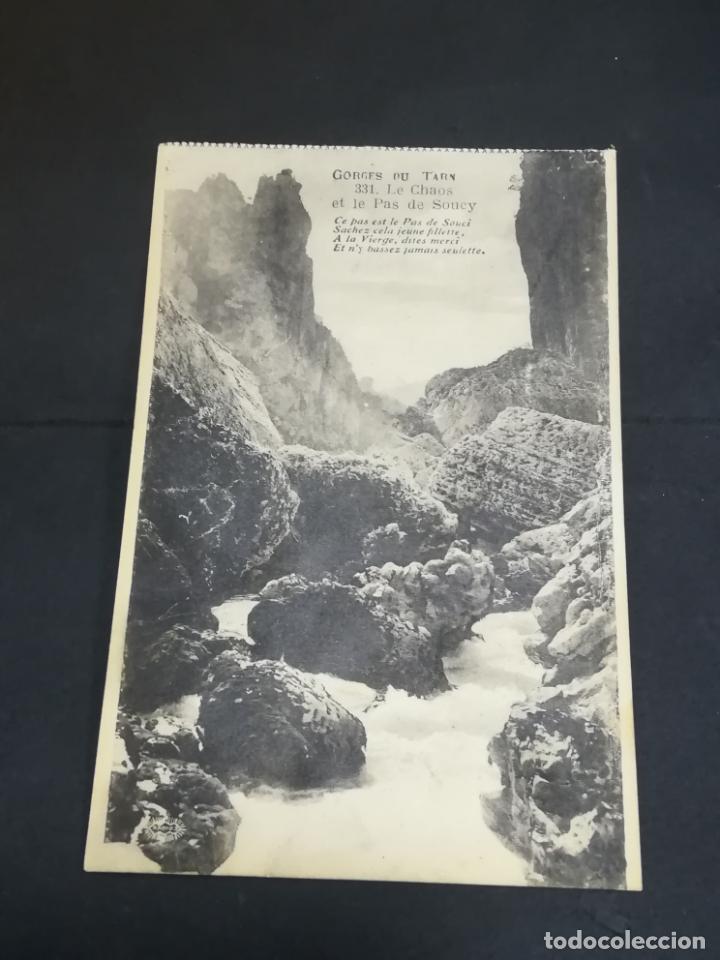 Postkarten: TARJETA POSTAL. GORGES DU TARN. 331. LE CHAOS ET LE PAS DE SOUCY
