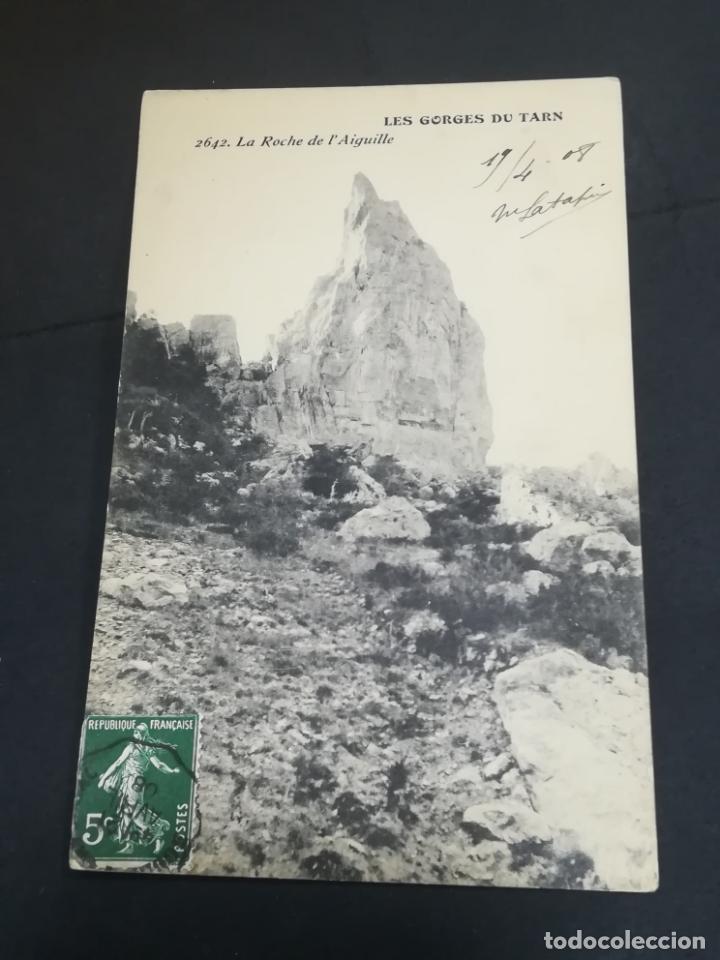 Postkarten: TARJETA POSTAL. GORGES DU TARN. 2642. LA ROCHE DE L'AIGUILLE.