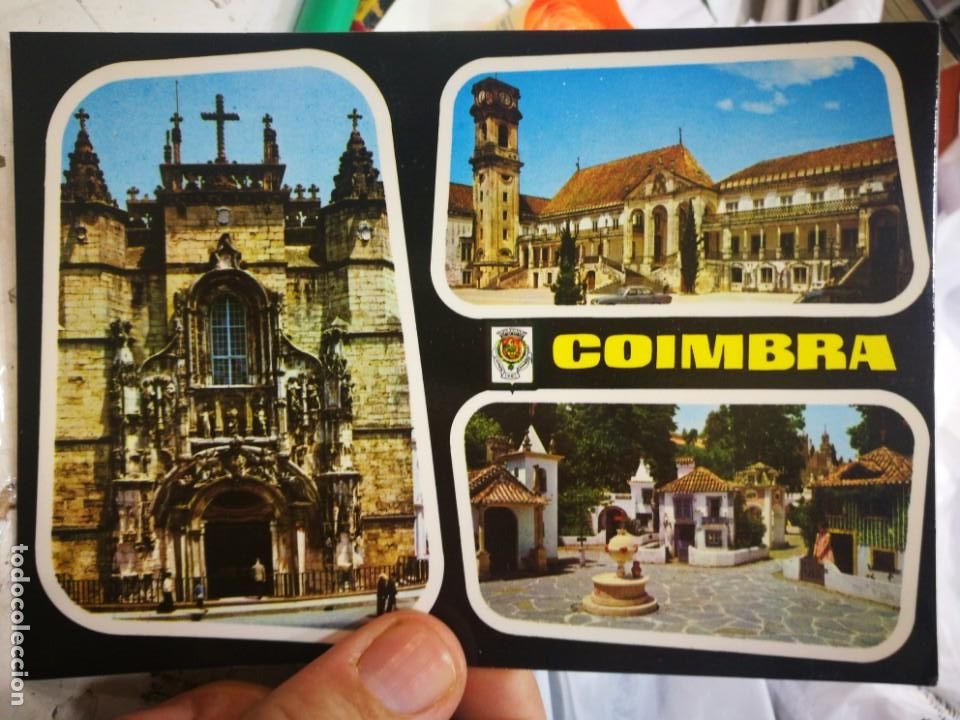 Postales: Postal Coimbra Portugal Iglesia de Santa Cruz N 585 LIFER PORTO S/C