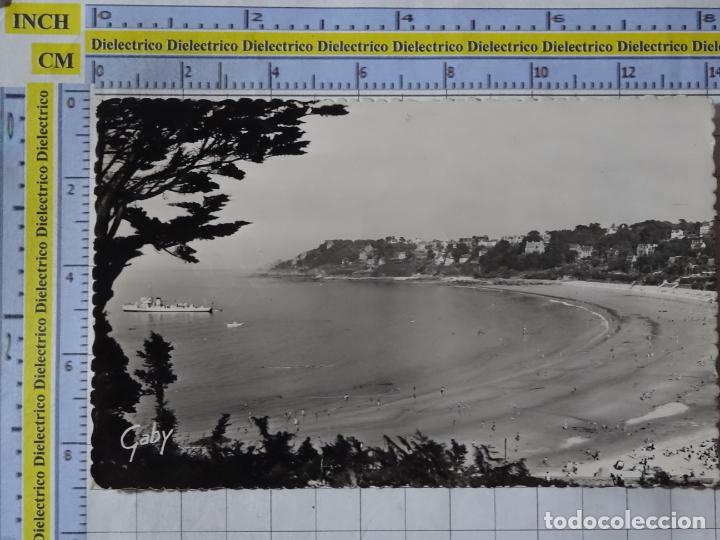 Postkarten: POSTAL DE FRANCIA. PERROS GUIREC. PLAYA TRESTRAOU. BARCO BUQUE GUERRA BISSON. 3046