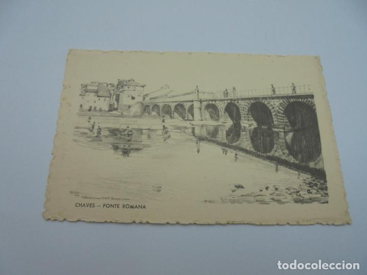 Postcards: BILLETE POSTAL ILUSTRADO. PORTUGAL. CTT. CHAVES. PONTE ROMANA