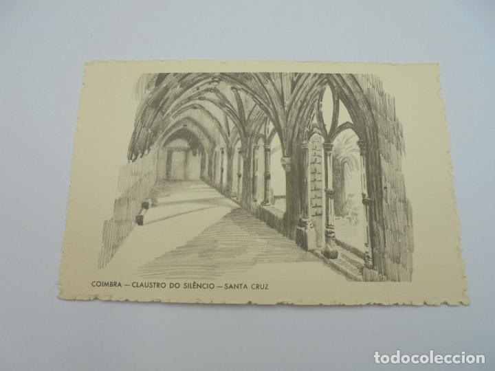 Postcards: BILLETE POSTAL ILUSTRADO. PORTUGAL. CTT. COIMBRA. CLAUSTRO DO SILENCIO. SANTA CRUZ