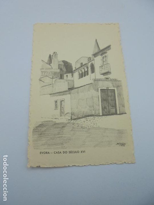 Postcards: BILLETE POSTAL ILUSTRADO. PORTUGAL. CTT. EVORA. CASA DO S&Eacute;CULO XVI