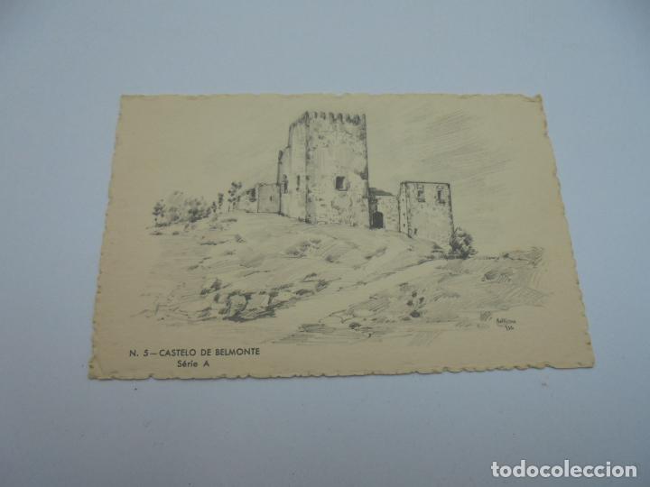 Postkarten: BILLETE POSTAL ILUSTRADO. PORTUGAL. CTT. N&ordm; 5. CASTELO DE BELMONTE. SERIE A