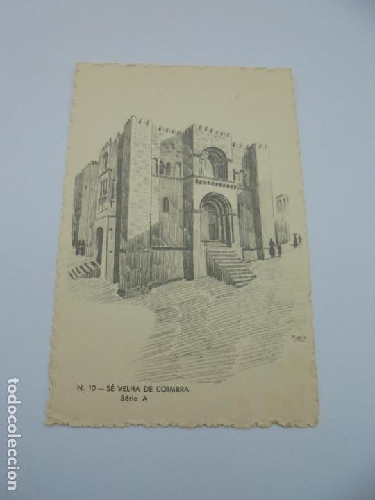 Postkarten: BILLETE POSTAL ILUSTRADO. PORTUGAL. CTT. N&ordm; 10. SE VELHA DE COIMBRA. SERIE A