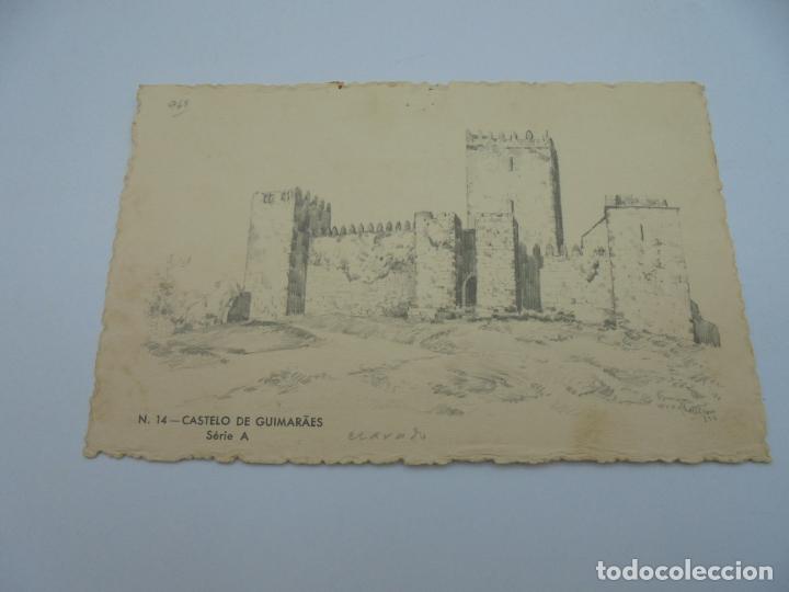 Postkarten: BILLETE POSTAL ILUSTRADO. PORTUGAL. CTT. N&ordm; 14. CASTELO DE GUIMARAES. SERIE A