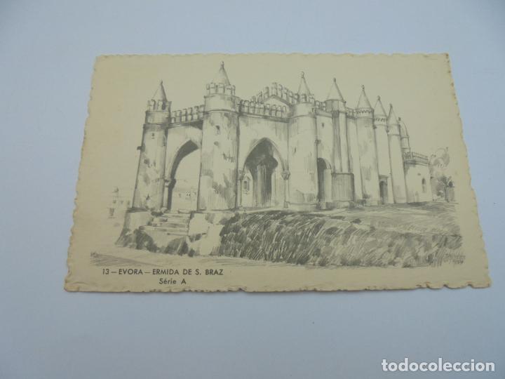 Postkarten: BILLETE POSTAL ILUSTRADO. PORTUGAL. CTT. N&ordm; 13. EVORA. ERMIDA DE S. BRAZ. SERIE A