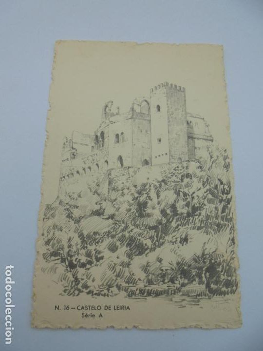 Cartes Postales: BILLETE POSTAL ILUSTRADO. PORTUGAL. CTT. N&ordm; 16. CASTELO DE LEIRIA. SERIE A
