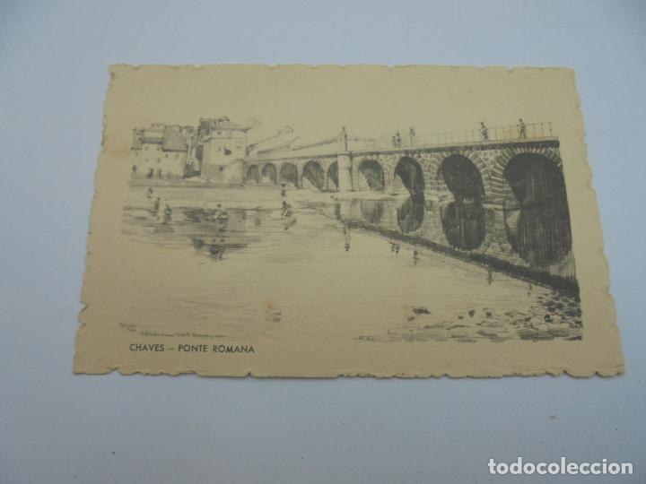 Postcards: BILLETE POSTAL ILUSTRADO. PORTUGAL. CTT. CHAVES. PONTE ROMANA.