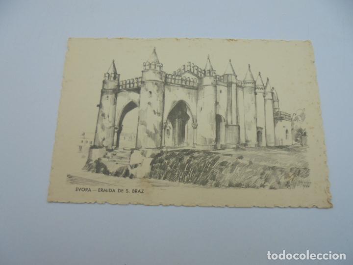 Postcards: BILLETE POSTAL ILUSTRADO. PORTUGAL. CTT. EVORA. ERMIDA DE S. BRAZ