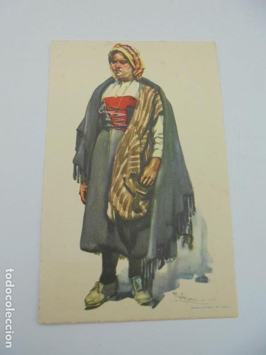 Postcards: BILLETE POSTAL ILUSTRADO. PORTUGAL. CTT. COSTUMES PORTUGUSES. 5. MIRANDA DO DOURO. CAMPONESA