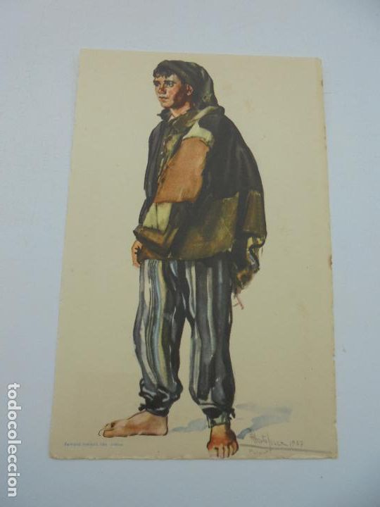 Postais: BILLETE POSTAL ILUSTRADO. PORTUGAL. CTT. COSTUMES PORTUGUSES. 22. NAZARE. PESCADOR